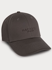 Коричневый - Hackett Embroidered Baseball Cap - Изображение 1 из 2