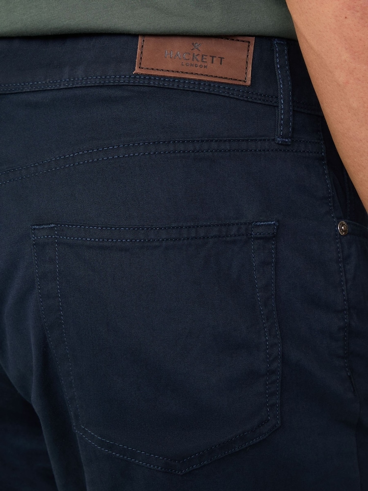 Hackett Regular Fit Five Pocket Trousers - Image 5 of 9