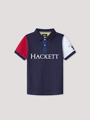 Hackett Classic Fit Heritage Piqué Polo - Изображение 1 из 4