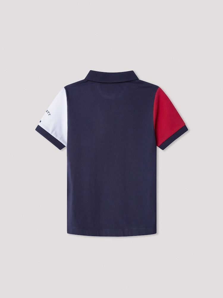 Hackett Classic Fit Heritage Piqué Polo - Изображение 2 из 4