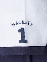 Hackett Classic Fit Heritage Piqué Polo - Изображение 4 из 4