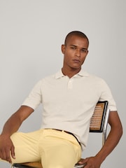Cotton Silk Knitted Polo - Image 1 of 7