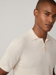 Cotton Silk Knitted Polo - Image 3 of 7