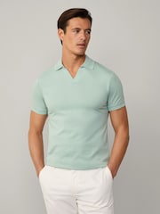 Soft Jersey Polo Shirt With Open Collar - Image 2 of 7