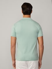 Soft Jersey Polo Shirt With Open Collar - Image 4 of 7