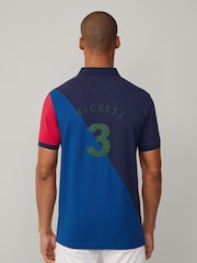 أخضر - Hackett Classic Fit Heritage Piqué Polo - صورة 2 من 8