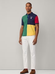 أخضر - Hackett Classic Fit Heritage Piqué Polo - صورة 3 من 8
