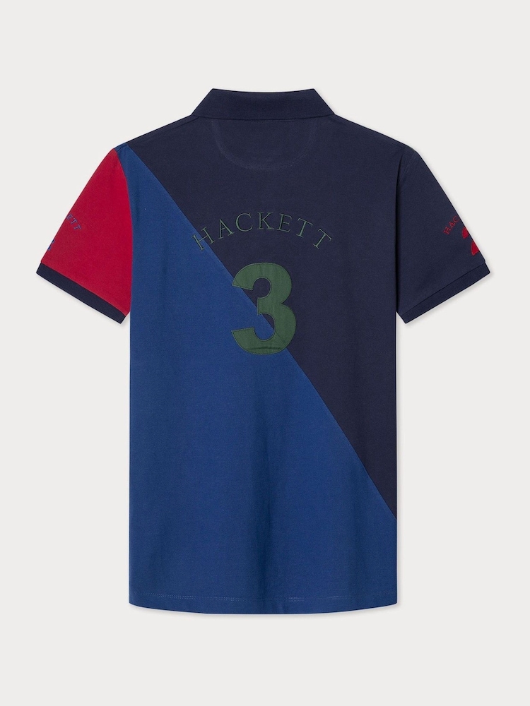 أخضر - Hackett Classic Fit Heritage Piqué Polo - صورة 8 من 8