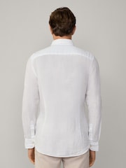 Hackett Tailored Fit Linen Shirt - Image 4 of 8