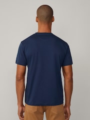 Azul - Camiseta Classic Fit Heritage de Hackett - Imagen 4 de 7
