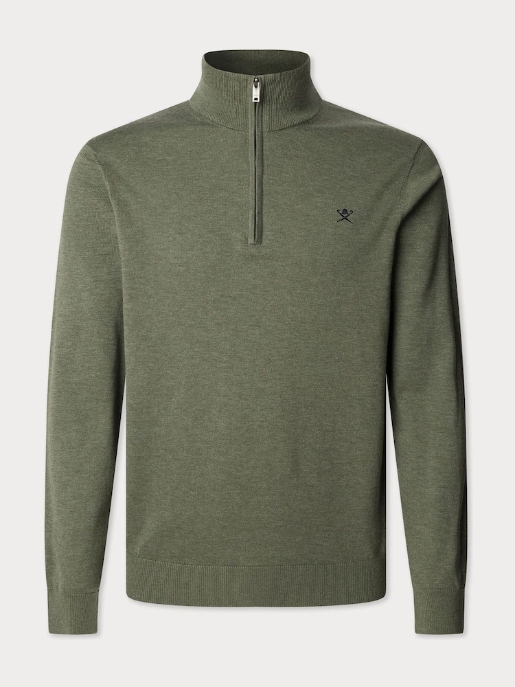 Hackett Quarter Zip Jumper - Image 1 of 2