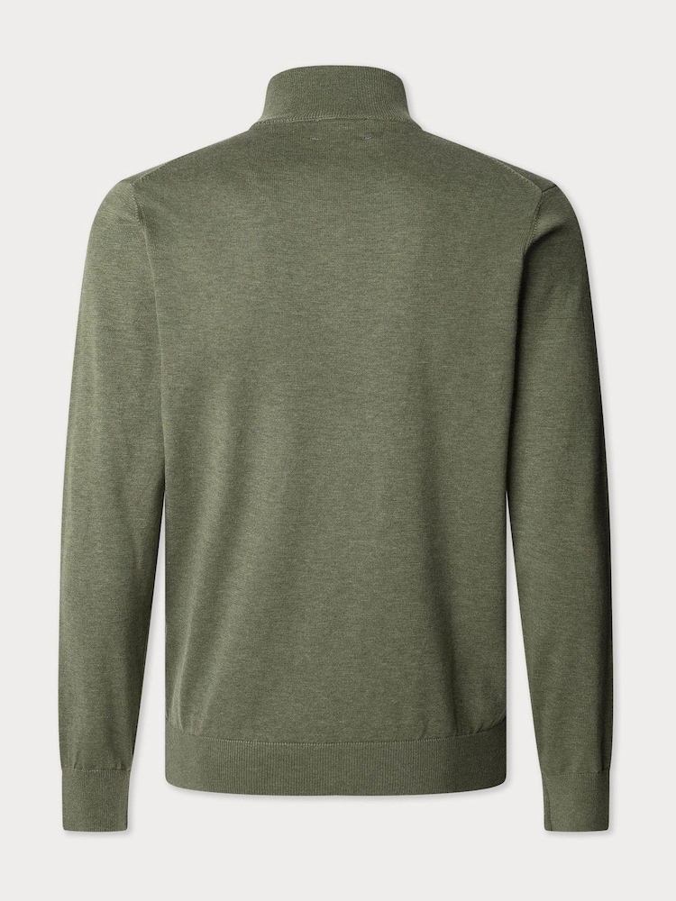 Hackett Quarter Zip Jumper - Image 2 of 2