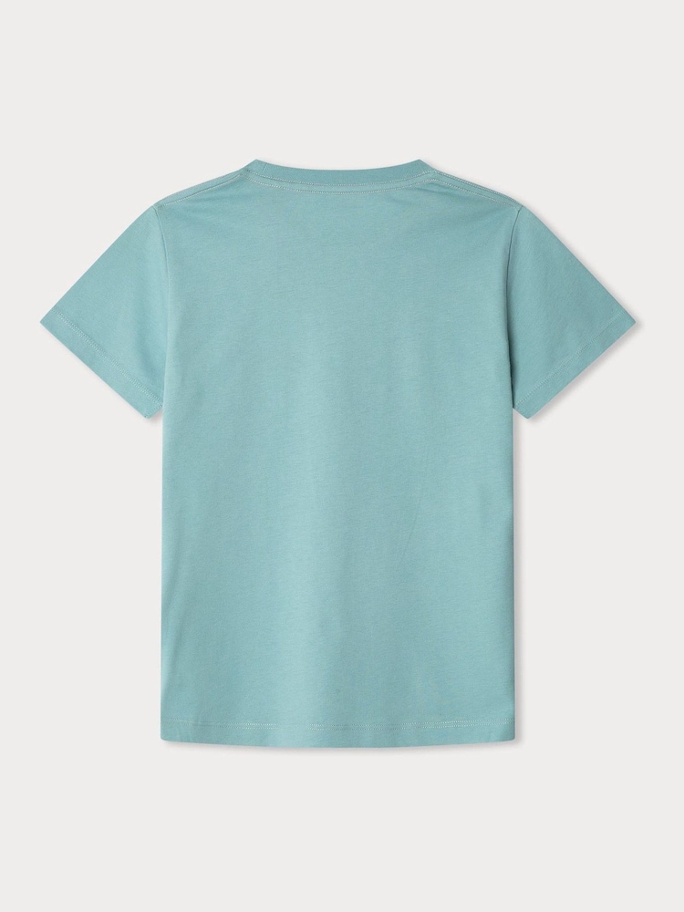 Зеленый - Hackett London Classic Fit T-Shirt - Изображение 2 из 4