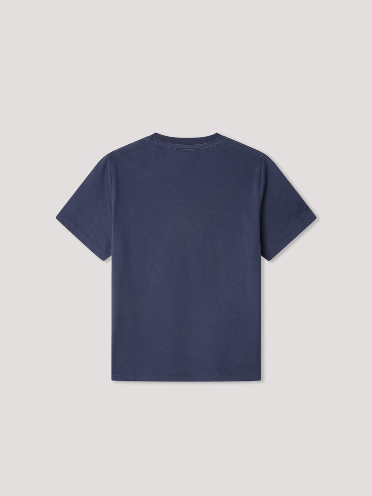 Цвет морской волны - Hackett London Classic Fit T-Shirt - Изображение 2 из 4
