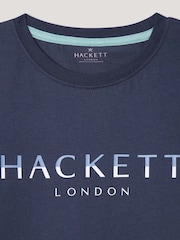 Цвет морской волны - Hackett London Classic Fit T-Shirt - Изображение 3 из 4