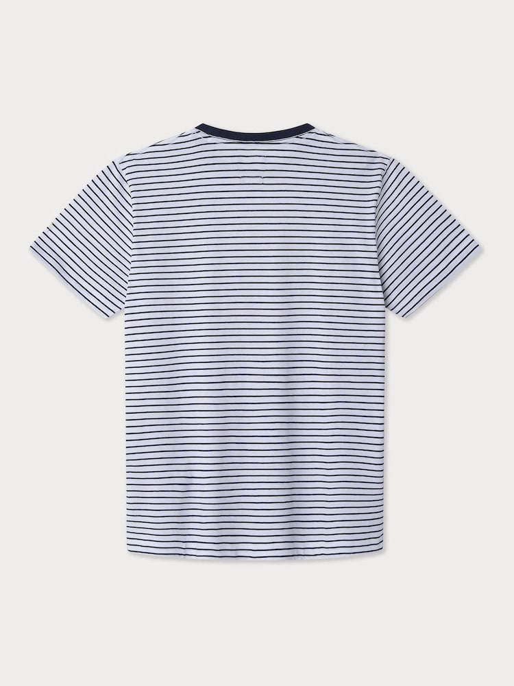Yarn Dye Stripe Knit Tee - Bild 7 von 7
