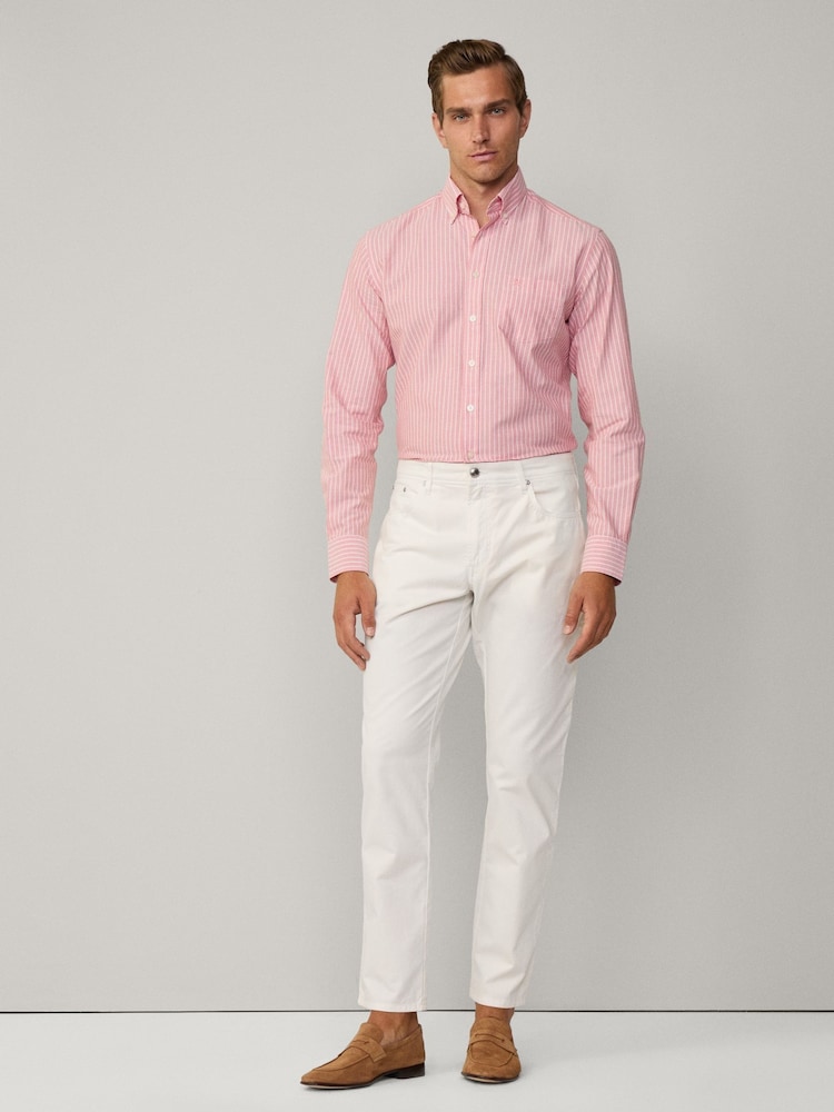 Hackett Regular Fit Five Pocket Trousers - Image 6 of 8