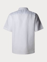 Garment Dye Linen Short Sleeve Shirt - Image 2 of 2