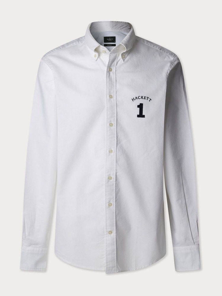 Heritage Oxford Shirt With Applique Number Logo - Image 1 of 2