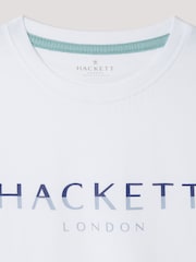 Белый - Hackett London Classic Fit T-Shirt - Изображение 3 из 4