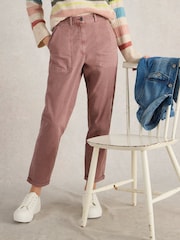White Stuff Pink Twister Chino Trousers - Image 1 of 6
