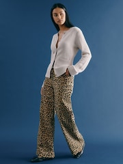Albaray Animal Twill Brown Trousers - Image 1 of 5