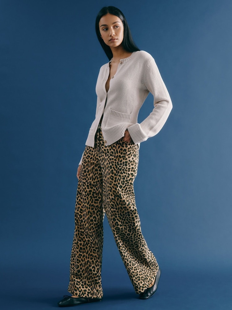 Albaray Animal Twill Brown Trousers - Image 1 of 5
