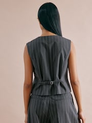 Albaray Grey Pinstripe Waistcoat - Image 2 of 7