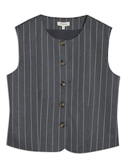 Albaray Grey Pinstripe Waistcoat - Image 7 of 7