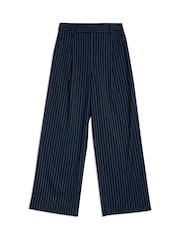 Albaray Navy Blue Pinstripe Trousers - Image 5 of 5
