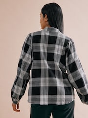 Albaray Black 100% Cotton Check Shirt - Image 2 of 4