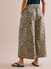 Albaray Animal Brown 100% Cotton Cullottes - صورة 2 من 5