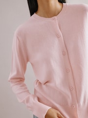 Albaray Pink Cashmere Blend Cardigan - Image 3 of 4