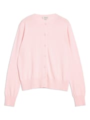 Albaray Pink Cashmere Blend Cardigan - Image 4 of 4