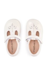 Start-Rite Puzzle Rose Gold Leather T-Bar First Shoes F & G Fit - Image 5 of 6
