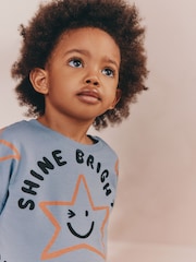 Multi Star and Checkerboard Oversized Pyjamas 3 Pack (9mths-10yrs) - Image 6 of 13
