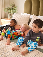 Multi Relaxed Snuggle Pyjamas 3 Pack (9mths-8yrs) - Image 3 of 3