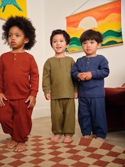Multi Relaxed Fit Pyjamas 3 Pack (9mths-12yrs) - Image 1 of 11
