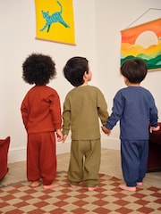 Multi Relaxed Fit Pyjamas 3 Pack (9mths-12yrs) - Image 3 of 11