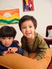 Multi Relaxed Fit Pyjamas 3 Pack (9mths-12yrs) - Image 4 of 11