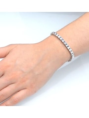 The Diamond Store White 1.00CT Set Tennis Bracelet - Image 2 of 4