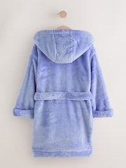 Blue Soft Touch Fleece Dressing Gown (9mths-16yrs) - Image 6 of 9