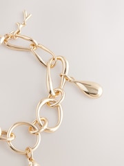 Gold Tone Fish Charm Bracelet - Image 3 of 4