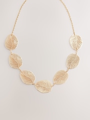 Gold Tone Filigree Collar Necklace - Image 1 of 3