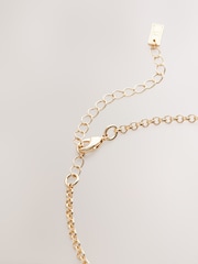Gold Tone Filigree Collar Necklace - Image 3 of 3
