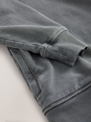 Grey Washed Hoodie Subscribe Hoodie (3-16yrs) - Image 4 of 4