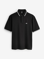 Armani Exchange Regular Fit Logo Polo Shirt - Image 4 of 4