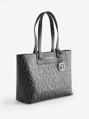 Armani Exchange Logo Black Tote Bag - Image 2 of 4