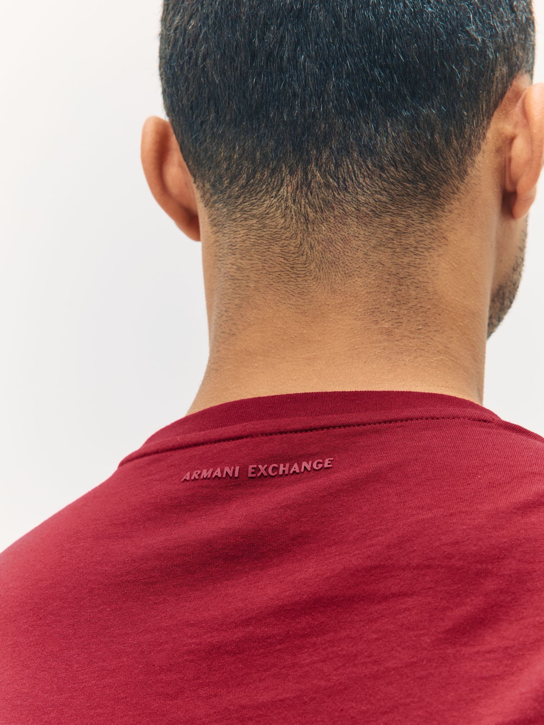 Buy Armani Exchange Red Regular Fit Logo T-Shirt from Next USA