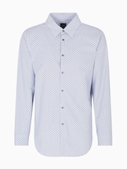 Armani Exchange Regular Fit White Logo Shirt - Image 2 of 2